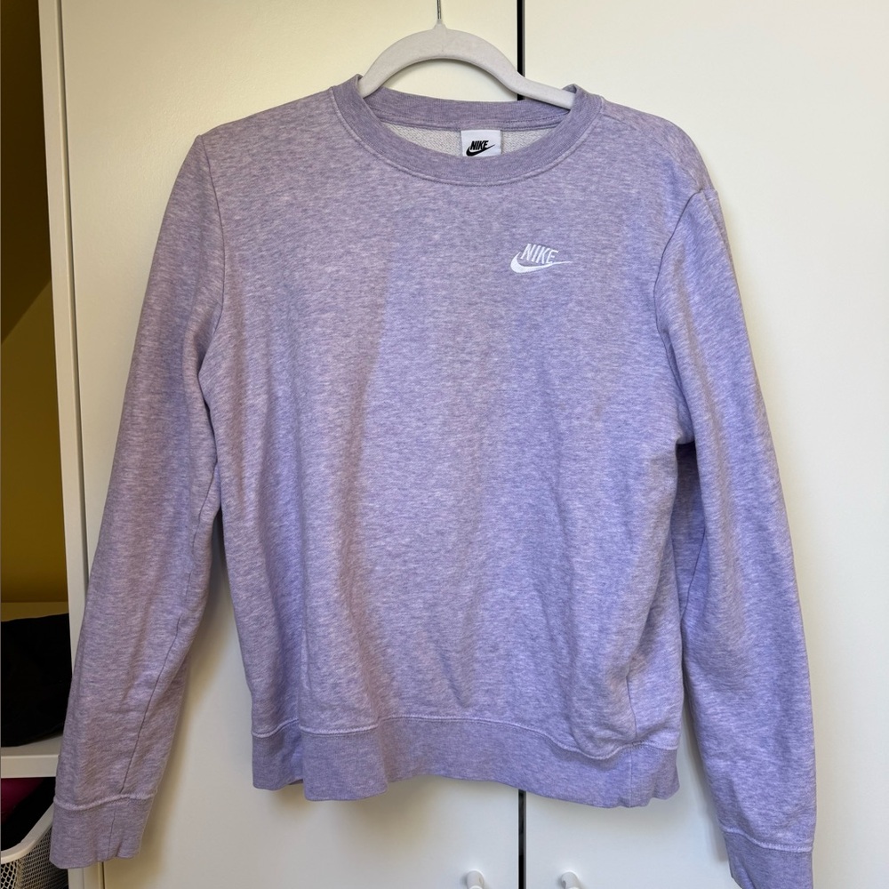 Purple Nike sweatshirt